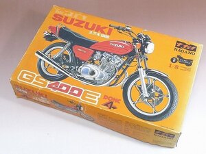 8016B05*1B▲NAGANO/ナガノ・SUZUKI/スズキ GS400E・1/8スケールオートバイシリーズ・プラモデル 模型 キット 玩具 ホビー