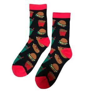 2000円以上送料無料！ハンバーガー&ポテト☆　25〜28cm【メンズ】wishbone_socks