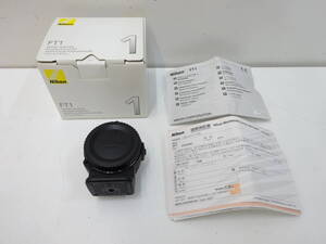 コレクター放出品!! カメラ祭 ニコン Nikon マウント アダプター FT1 現状品 箱 付属品有 防湿保管庫 カメラアクセサリ 長期保管品