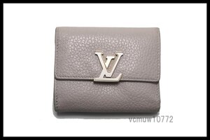 RFIDタグ近年希少美中古■LOUIS VUITTON トリヨン ポルトフォイユカプシーヌXS レザー 3つ折り財布 ルイヴィトン■1226ea249435