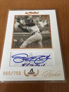 【元Daiamond Backs/Scott Hairston】2004 Fleer inScribed Rookie Auto 65/750