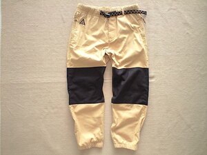 即決 NIKE acg クライミング パンツ トレイルパンツ ジョガー ベージュ 黒 ナイキ Sサイズ TRAIL PANT