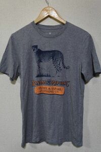 BANANA REPUBLIC TRAVEL＆SAFARI CLOTHING Tee size M バナリパ グラフィック Tシャツ チーター 動物