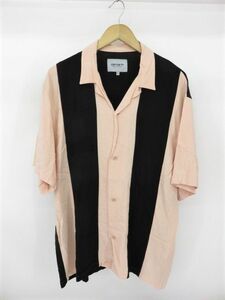 131 Carhartt WIP カーハート S/S LANE SHIRT 半袖レーンシャツ XLサイズ ※中古