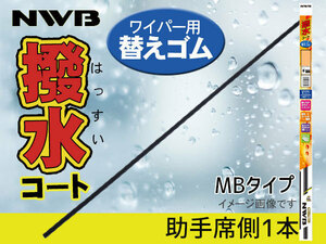 NWB 撥水ワイパー 替えゴム ノート ※ｅ-POWER含む E12 HE12 NE12 SNE12 H24.9～ 助手席側 300mm 幅10mm