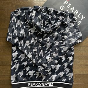 送料無料PEARLY GATESパーリーゲイツMENSモノフィラダンボール構造フーディージャケット保温性蒸れ軽減STRETCHグレンチェック(大特価5)新品