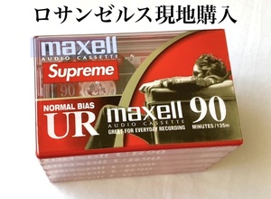 セット☆シュプリーム Supreme MAXELL CASSETTE TAPES (5 PACK) Week 8 (FW23) /ロサンゼルス限定ショップカード/ステッカー3枚/ 付き