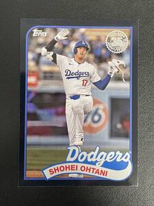 /299枚限定 大谷翔平 2024 Topps Update インサート 1989 Topps Baseball 89US-12 Shohei Ohtani Black parallel ドジャース 