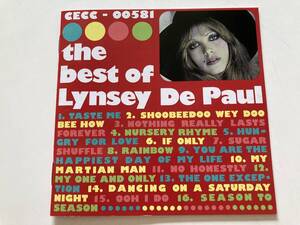 Lynsey De Paul - Best (国内盤・帯あり) リンジー・ディ・ポール