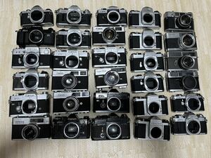 【1円〜スタート】レンジファインダー　一眼レフカメラ　まとめ売り　30台　動作未確認　Canon PENTAX MINOLTA など