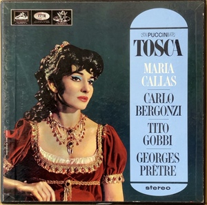 Puccini: Tosca プッチーニ：歌劇「トスカ」全曲 マリア・カラス 英 HMV EMI SAN 149-50 2LP BOX STEREO 初出