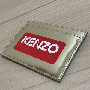 正規店購入 本物 美品 ケンゾー KENZO カードケース ゴールド カード入れ