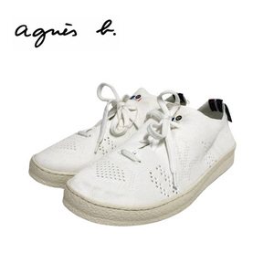 ○★新品未使用　agnes b. (アニエスベー)　CHAUSSURES ECTOR スニーカー KH52　ホワイト　41（25.5cm相当）★○