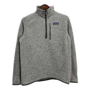 patagonia パタゴニア ベターセーター ハーフジップ フリースジャケット アウトドア グレー (メンズ M) 中古 古着 S0405