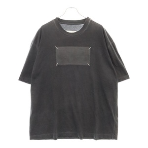 Martin Margiela マルタンマルジェラ 20SS フロント4ステッチ クルーネック半袖Tシャツ S50GC0610 ブラック