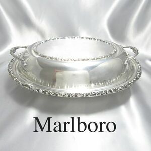 【Marlboro】 レリーフのアントルメサーバー 【シルバープレート】