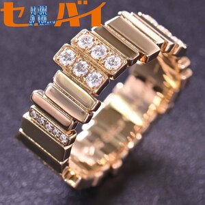 本物 極上品 ディオール 公式HP掲載 定価165万円 K18 イエローゴールド & ダイヤモンド GEM DIOR リング #58 ハイジュエリー 金無垢 指輪