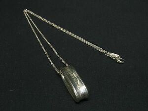 1円 ■美品■ TIFFANY＆Co ティファニー 1837 クッション SV925 ネックレス ペンダント アクセサリー シルバー系 FD6151