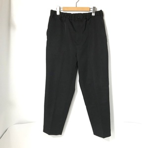 NEIGHBORHOOD テーパードパンツ TAPEREDSILHOUETTE PANTS 231AQNH-PTM04 ウエストゴム Lサイズ ブラック ネイバーフッド ボトムス A12132◆