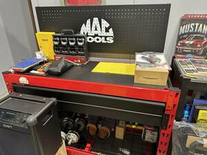 新品　Mac Tools ペグボード付きワークベンチラック♪マックツール作業台　工具収納棚付き作業台