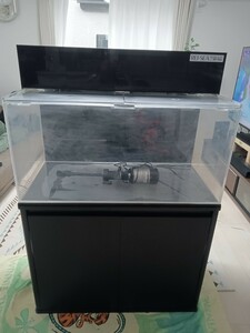 注文アクリル水槽　90 45 45 厚さ８㍉　濾過器　アクリル蓋　レイシーポンプ　セット