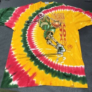 1996 Grateful Dead Lithuania T-Shirt　グレイトフルデッド　ビンテージ　Tシャツ タイダイ　90