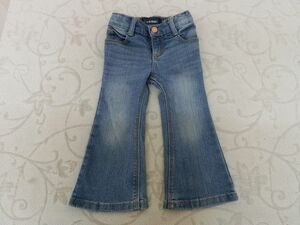 (13992)OLD NAVY　ブーツカット ブルー系 2T USED