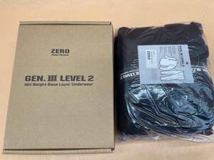 う276［未使用保管品］アンダーウェア　ZERO GENⅢ LEVEL2 Lサイズ　Mid Weight Base Layer Underwear