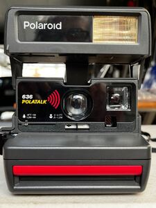 未使用　ポラロイドカメラ Polaroid 636 POLATALK　箱・取扱説明書等付き　購入日：1997年4月　購入店：大丸心斎橋店