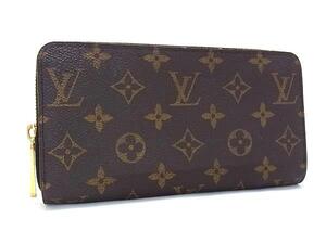 1円 ■美品■ LOUIS VUITTON ルイヴィトン M41895 モノグラム ジッピーウォレット ラウンドファスナー 長財布 ブラウン系 FL3292