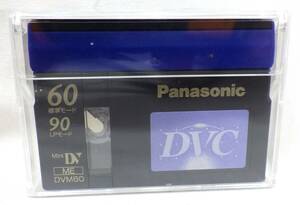 【#9231ーA】　☆1円スタート☆　Panasonic パナソニック　デジタルビデオカセット　DVC　DVM60　ミニDV　未使用品