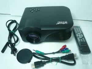 ieGeek LED Projector LED4018 ミニ LED プロジェクター★通電確認のみ★ジャンク扱い　D3071