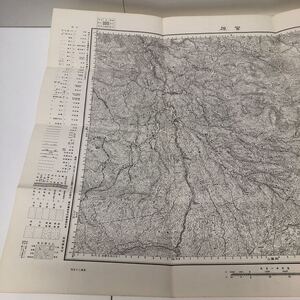 古地図 地形図 五万分之一 地理調査所 昭和29年応急修正 昭和32年発行 原宮 大分県 熊本県