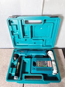 ★ 中古★makita マキタ 10mm 電池アングルドリル 急速充電器 DC1209 バッテリ9002【DA391D】EA3B