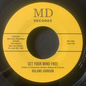 Roland Johnson / Set Your Mind Free (MD) Soul45 - Funk45 