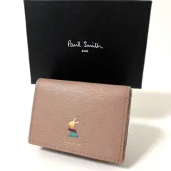 ✨Paul Smith✨ポールスミス✨マーケトリーバニー✨三つ折り財布✨トープ✨