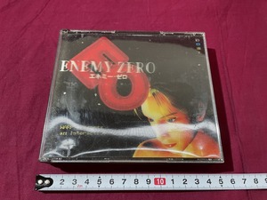 ｊ▲　ジャンク　エネミー・ゼロ　ENEMY ZERO　セガサターン　ゲームソフト　レトロゲーム　ケース・ディスク4枚のみ　取説無し/F57