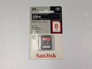 【新品・未開封】SanDisk Ultra SDHCカード 8GB CLASS10 SDSDU-008G-J35