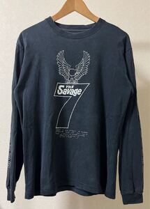 SVG NEIGHBORHOOD ネイバーフッド Savage 長袖Tシャツ size 2 長袖 Tシャツ カットソー ロゴ ロンT ブラック 黒