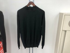 【ISSEY MIYAKE】イッセイミヤケ　ME93KN002　メンズ　ハイネック　ロングスリーブニット　ブラック　Mサイズ　SY02-GZX