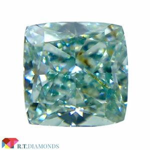 FANCY INTENSE BLUE GREEN 0.848ct X/RT0774/CGL