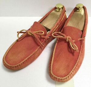 8.5@ 良品「TOD’S」“GOMMINI” ベルベットスウェード ドライビングシューズ SIZE:6/25.0cm相当 イタリア製 ※箱なし