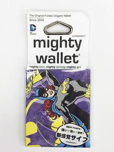 ★新品訳あり/mighty wallet マイティ ウォレット 2折財布セカンドウォレット米国デュポン社バッドウーマン ■在庫限り■