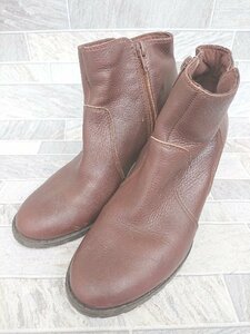 ■ ⊇ Clarks クラークス ショート ブーツ サイズ EU37 1/2 US7 ブラウン レディース P