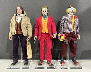 ★1円から★ ジョーカー 1/6 フィギュア 3体セット(ジョーカー JOKER 1 2 フォリ ア ドゥ DC MARVEL マーベル hottoys ホットトイズ)