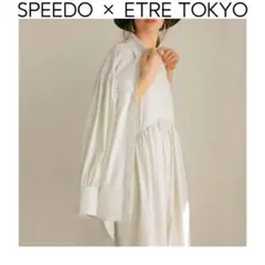 SPEEDO ETRE TOKYO オーバーサイズシャツ　オフホワイト　ブラウス