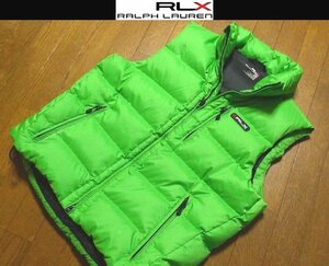 L(US)XL(JP位)★格安即決＋送無料★ラルフローレンRLX USA限定Polo Ralph Lauren美品 ダウンベスト防寒蓄熱 撥水リップストップ日本未発売