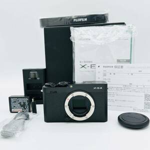 【ほぼ新　75ショット】富士フイルム(FUJIFILM) ミラーレスデジタルカメラ X-E4 ボディ ブラック F X-E4-B