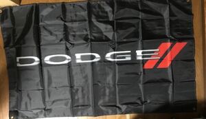 送料無料！ガレージ、お部屋に！かっこいいぞ！ダッジ　DODGE//ロゴバナー　通常サイズ　ナイトロSXT　チャレ 