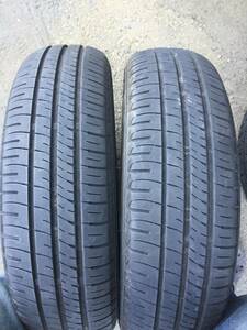 ◆T315-8◆溝有り！◆2021年製◆DUNLOP◆ENASAVE　EC204◆165/70R14◆2本◆中古品◆愛知県日進市◆引取り可能◆